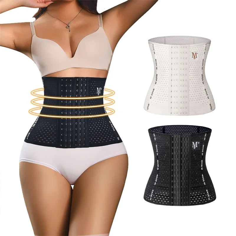 Wholesale Women Sweat Shapewear Body Plus Size Tummy Control Shaper Double Strap Breathable Waist Trainer Corset