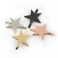 Meetee BK120 26*27mm Bag Decorative Pin Buckle Handbag Leather Craft Accessories Five-pointed Star Shoe Buckle