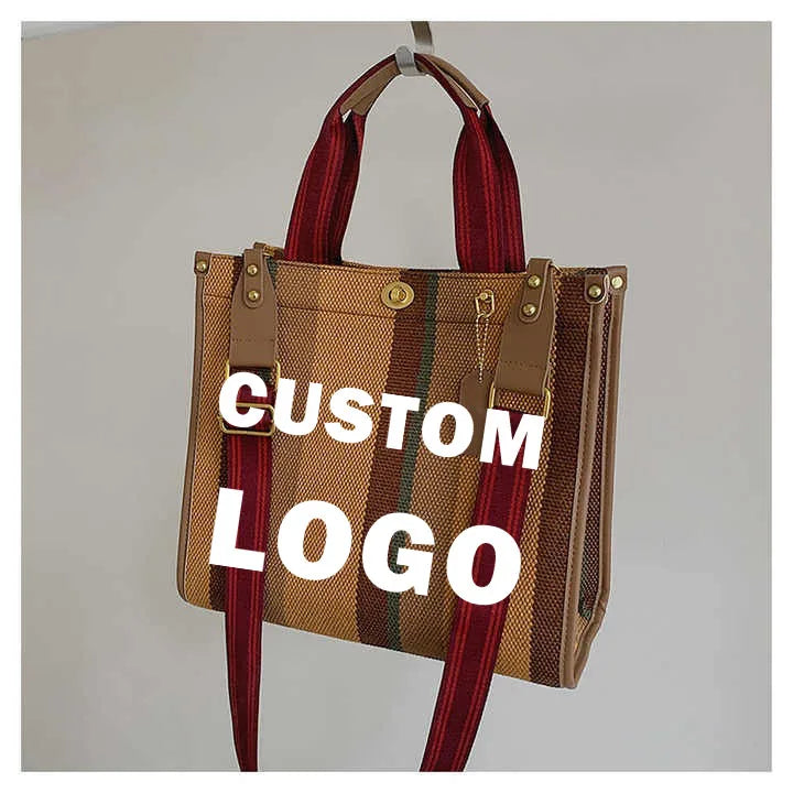 Custom logo Best Selling Fashionable Natural Cotton Canvas Tote Bag Shopping Tote Bag Customized Logo Ladies Bag