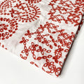 Harvest Polyester Cotton Abstract Eyelet Embroidery Border Lace Fabric Tassel Lace Clothes Manufacturer Small Orders Custom