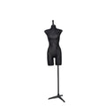Factory Direct Sale European Original Style Standing Pose Fabric Dress Form Sewing Adjustable Half Body Tailor Female Mannequin