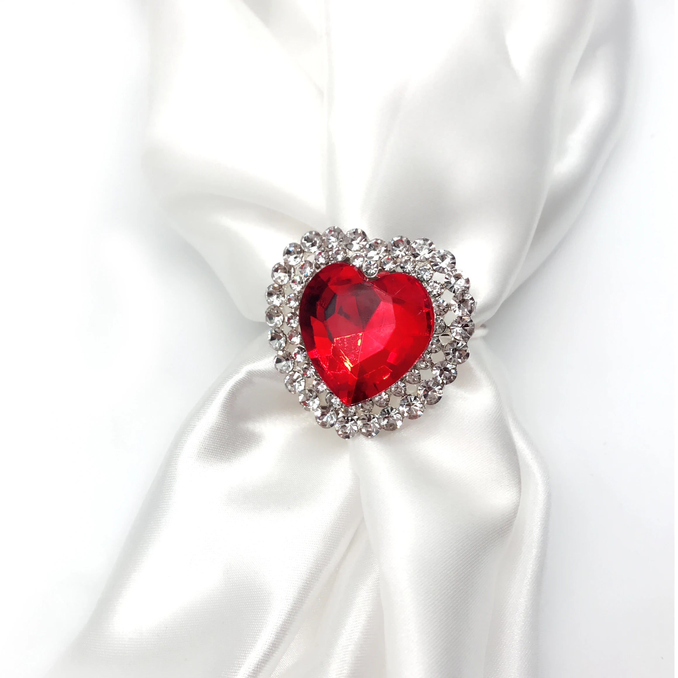 Valentine's Day Napkin Rings Handmade Heart-Shaped Napkin Rings for Wedding Valentine's Banquet Birthday Table  Decor