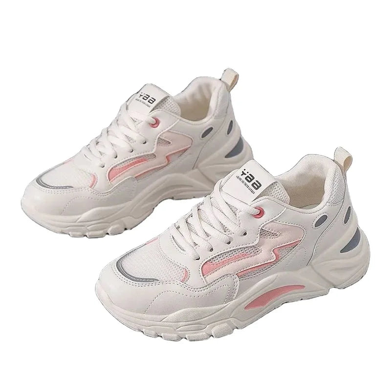 Casual Sports Clunky Shoes Girls the Latest Hot Models of Summer Trend Breathable Mesh Shoes Easy to Mix and Match