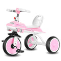 Outdoor 3-Wheel Toddler Tricycle for 2-5 Year Old Kids Plastic Baby Balance Ride-on Toys Trikes
