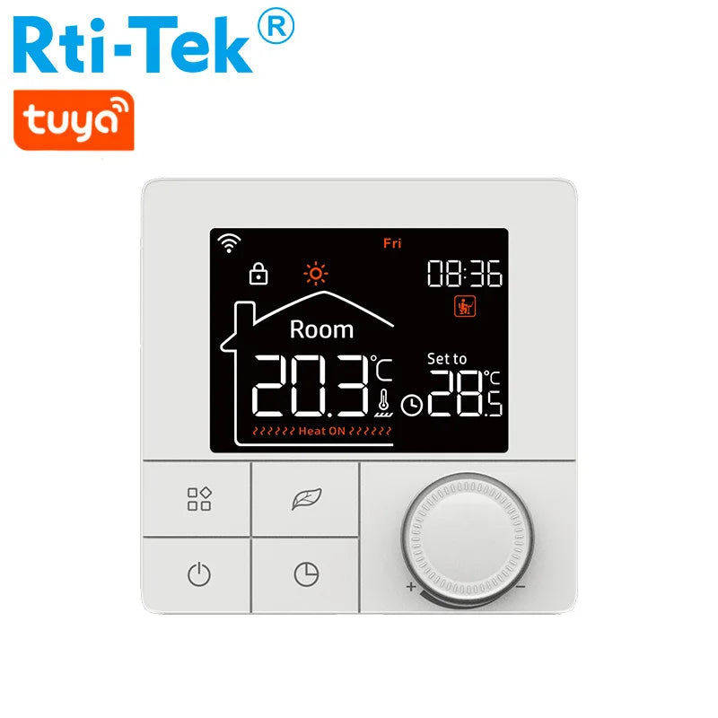 WiFi Smart LCD 3A Programmable Floor Heating Thermostat for Apartment Water Heating System
