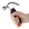 China Factory Best Mini Plastic Handle Drop-Forged Carbon Steel Claw Hammer OEM 0.5kg DIY Grade