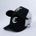 Corduroy Trucker Hats Puff Embroidery Logo 5 Panel Snap Back Trucker Cap