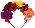 Vestido De Fiesta Day of the Dead Headband Costume Rose Flower Crown Mexican Headpiece