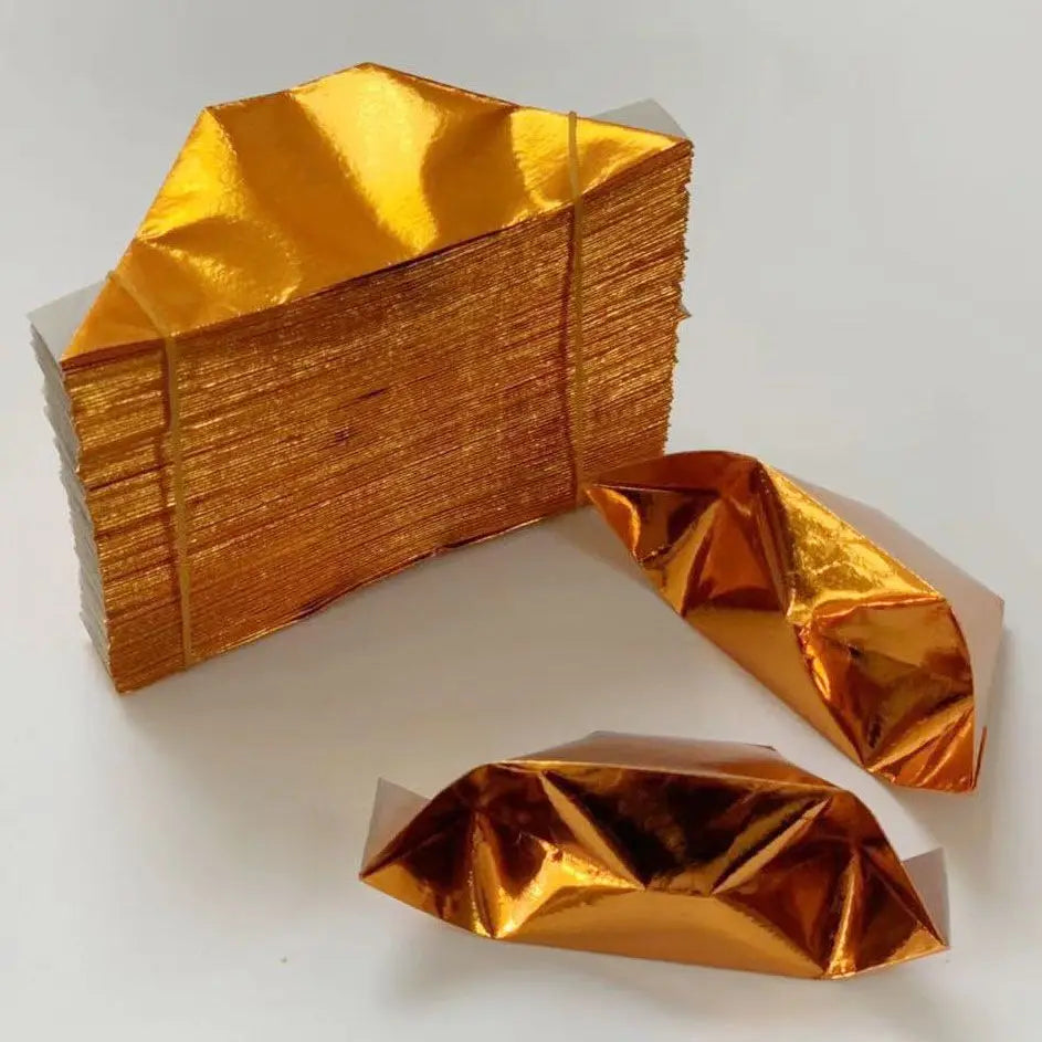 Cultural Metallized Paper Gold and Silver Ingot PE Coating for Sacrifice Burning Durable Eco-Friendly Heavy Use