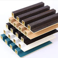 Hot Sale Cafe Bar Background Indoor Waterproof ECO-Friendly Wood-Plastic Composite Customized Color Wall Panels for Commerce Use