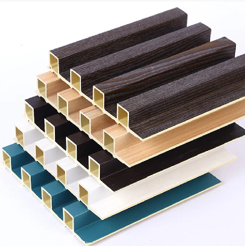 Hot Sale Cafe Bar Background Indoor Waterproof ECO-Friendly Wood-Plastic Composite Customized Color Wall Panels for Commerce Use