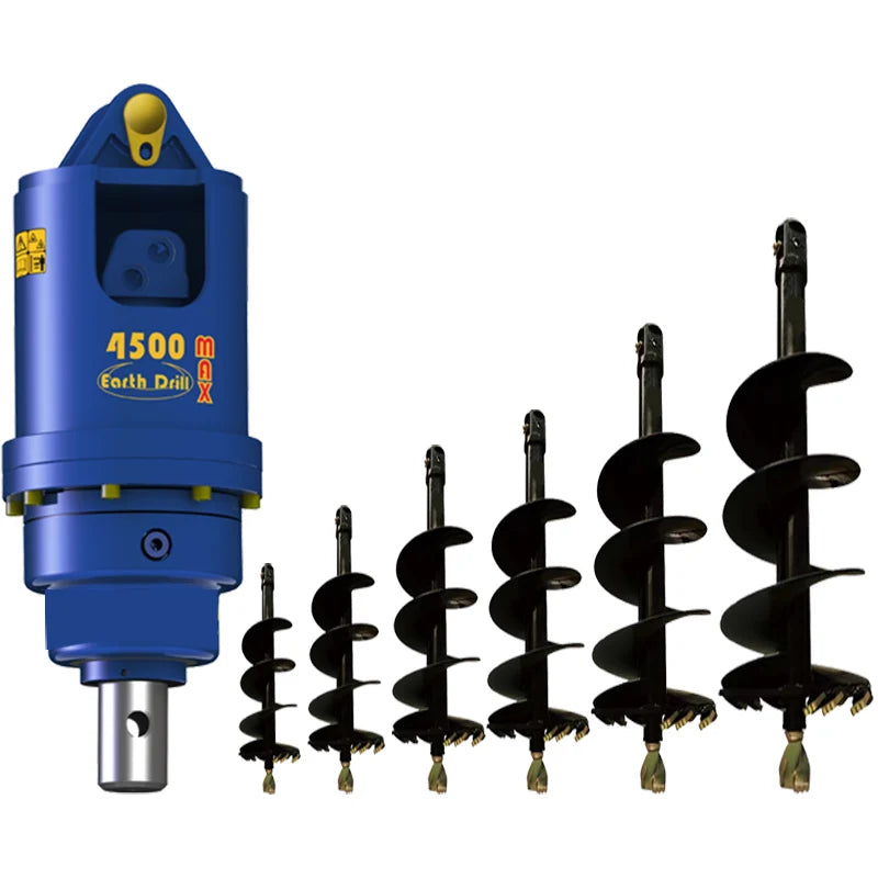 Excavator Conversion Auger Drilling Rig Power Pole PV Piling Machine Full Hydraulic Spiral Pilot Hole