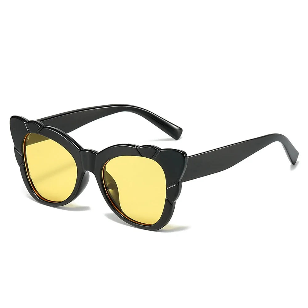 XY13158 Cheap Plastic Frame Butterfly UV400 Sunglasses