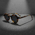 Custom Round Sunglasses Retro Vintage Sunglasses Men Women Fashion Eyewear Street Snap Italian Cellulose Acetate Sunglasses