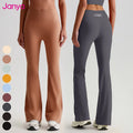 Janya Four-Way Stretch Flare Yoga Leggings Soft Breathable Active Wear Elastic Waist Closure Best Quality No Front Rise Seams