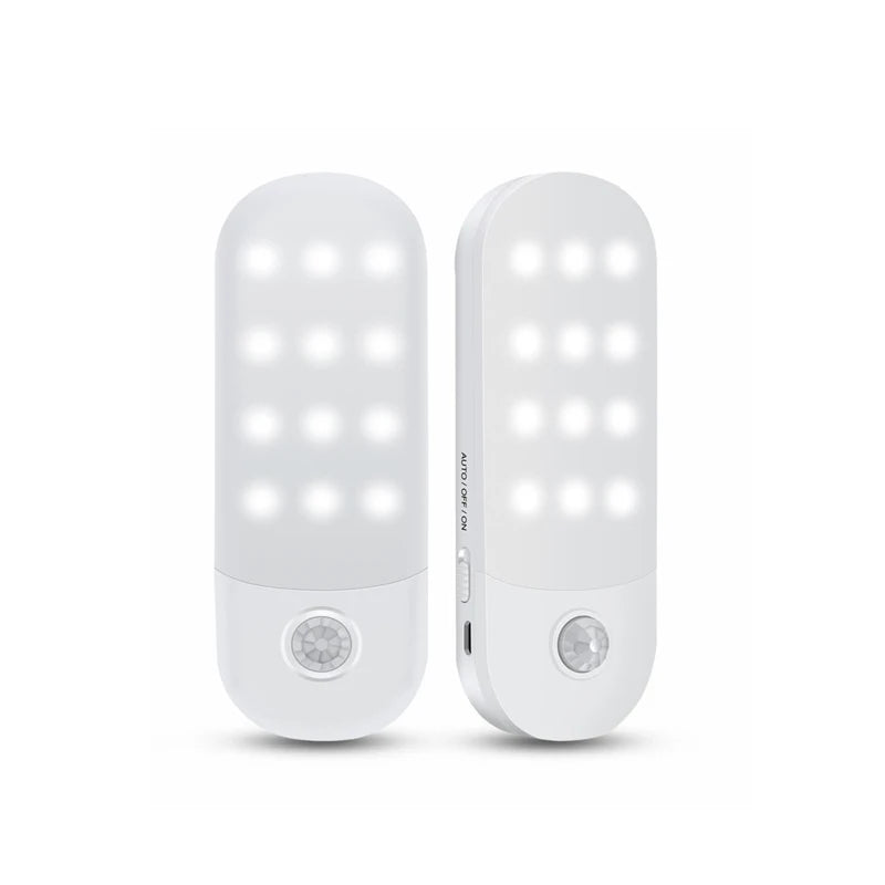 Led Under Cabinet Lights Light And Motion Sensor Build-in 500mah Rechargeable Lithium Cabinet Light Rechargeable