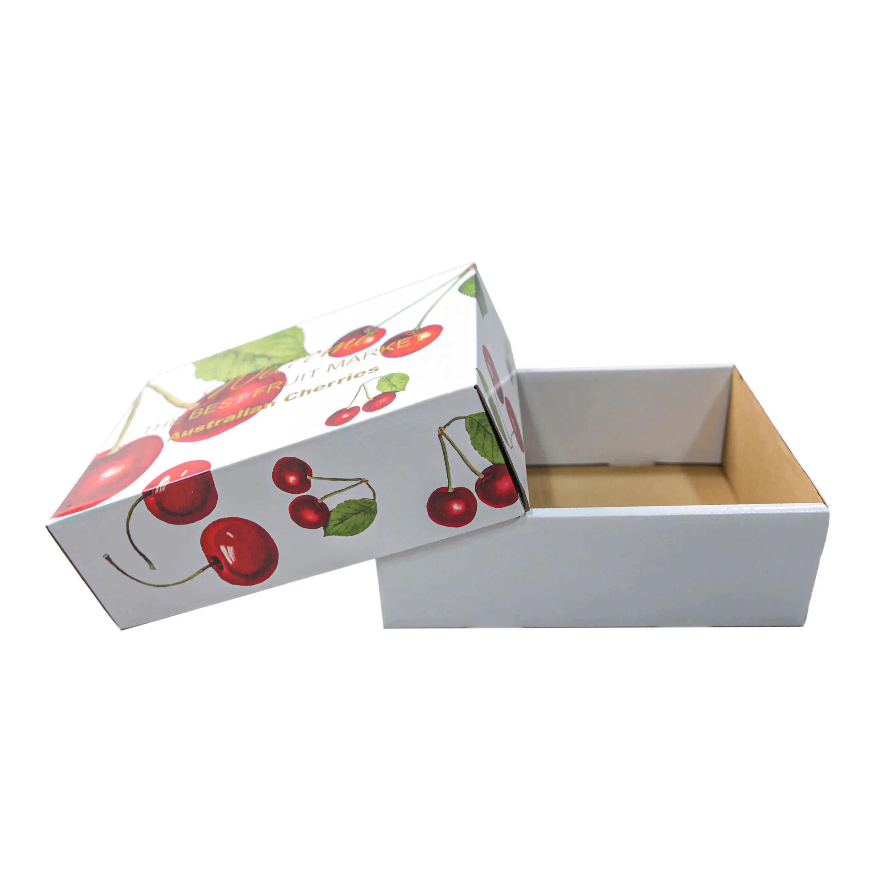 Custom Print Corrugated Fruit Box Cardboard Boxes Vegetables Fruit Paper Box