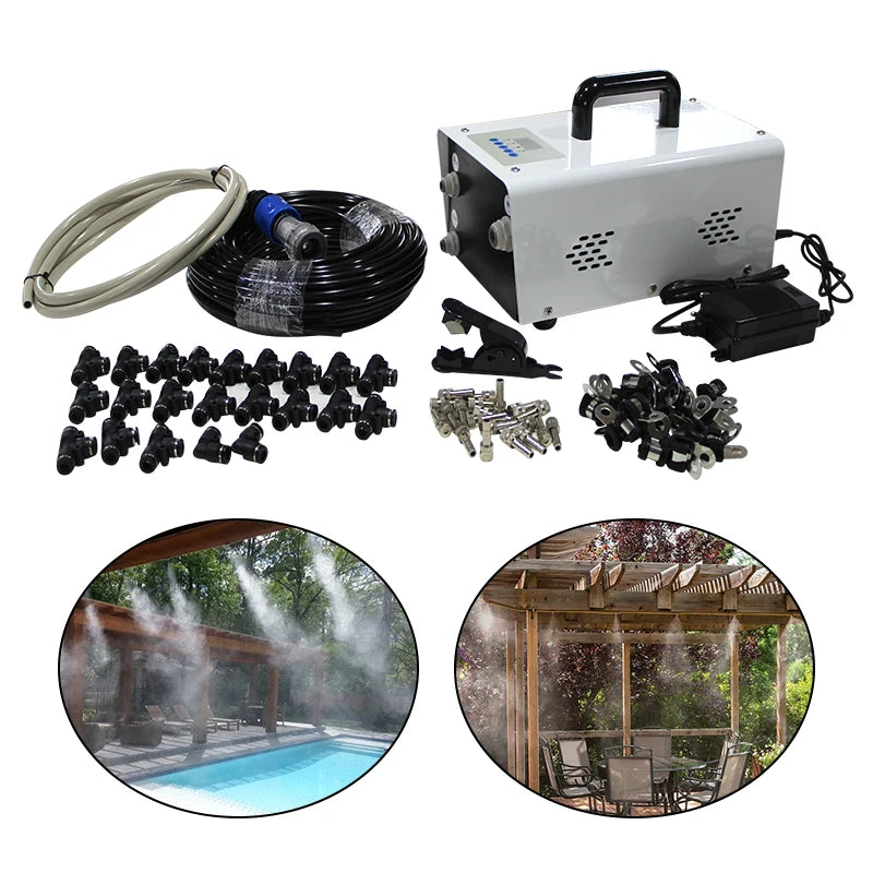 Mist Cooling System 20pcs Water Mist Nozzles Outdoor Mist System Factory Direct Logo Customization