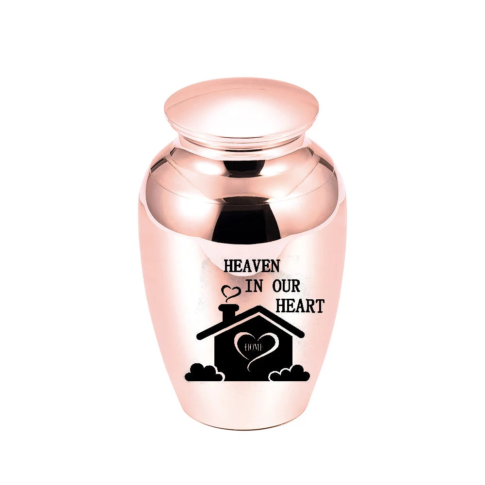 Pets Mini Cremation Urns Small House Souvenir Small Keepsake Memorials Jar (70*45Mm)