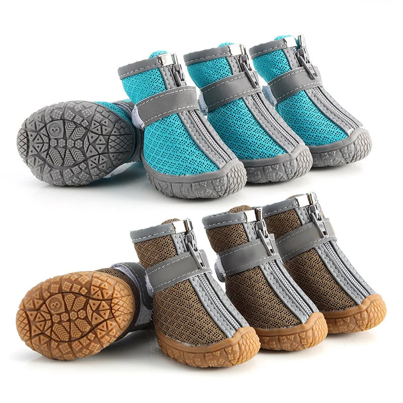 Manufacturer Wholesale Luxury Anti-Slip Bling Pet Dog Shoes Modern Classic Solid Style Breathable and Warm