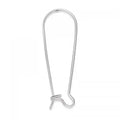 Earring Hooks 925 Sterling Silver Kidney Earring Wires Jewelry Findings Earwire DIY 857694