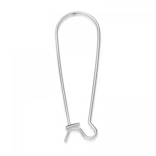 Earring Hooks 925 Sterling Silver Kidney Earring Wires Jewelry Findings Earwire DIY 857694