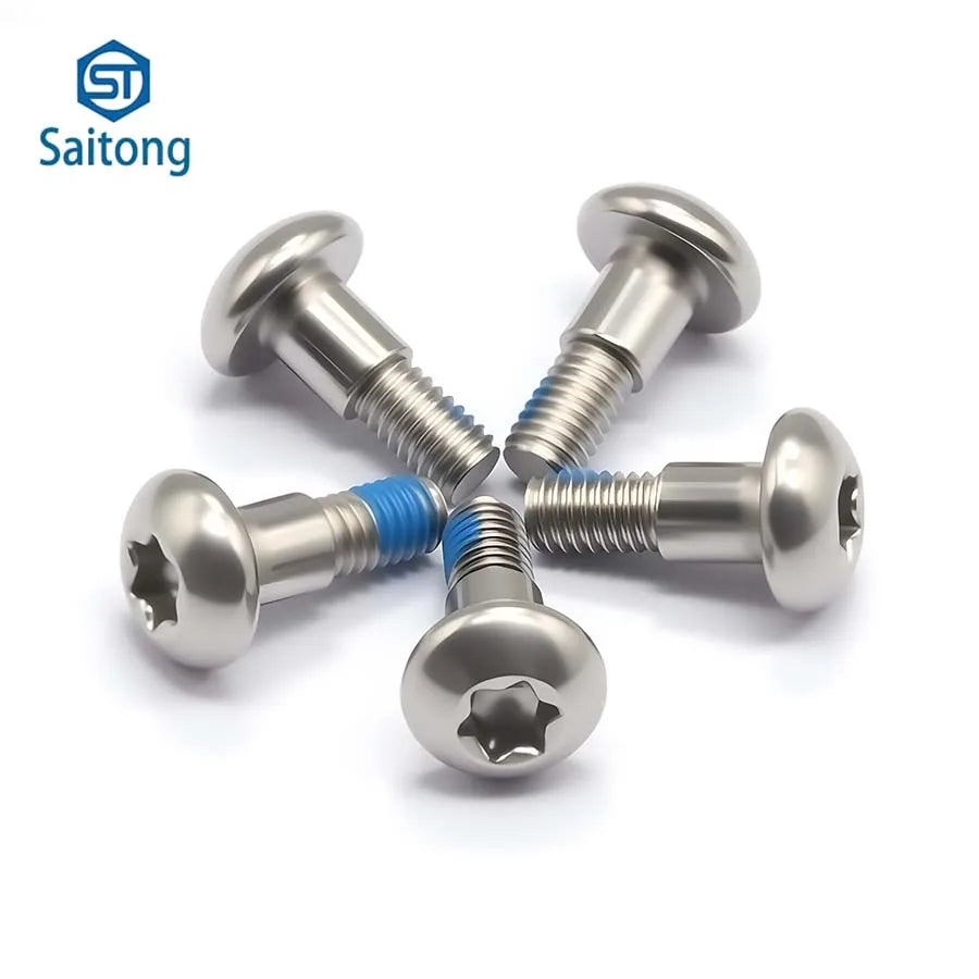 PRC Factory Supply Saitong Brand ISO 14587-2001 Metric Bicycle Screws 304 316 Stainless Steel Polished Self-tapping Oval Head