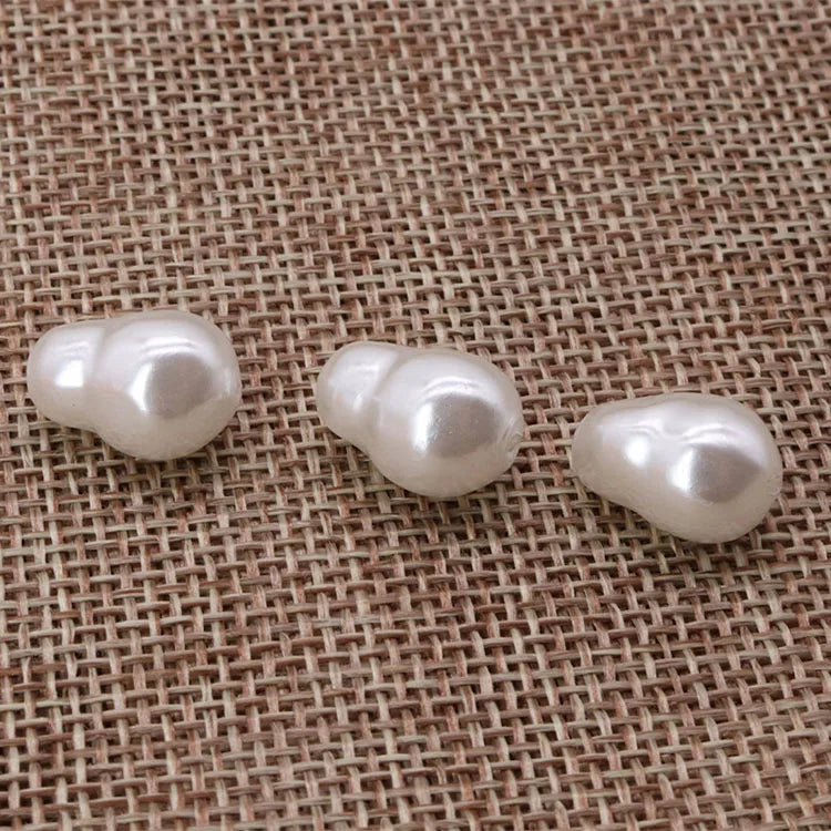 GP0970 Hot Sale Large Irregular Acrylic Plastic Faux Baroque Pearl Beads