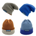 New Fashion Reversible Slouchy Beanie Cuffed Plain Skull Cap for Men Women