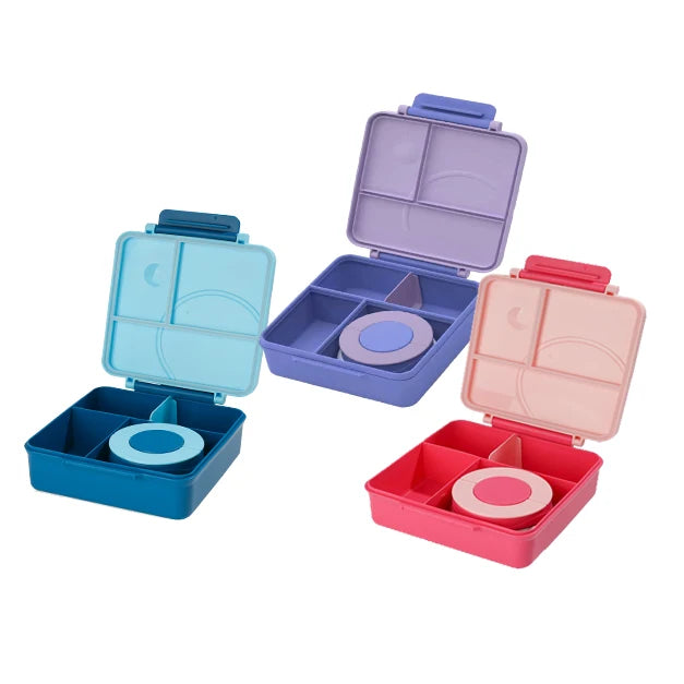 Factory Wholesale Plastic Cute Lunch Box Microwave Safe Thermal Storage Food Container Back School Office Outdoor Portable Bento
