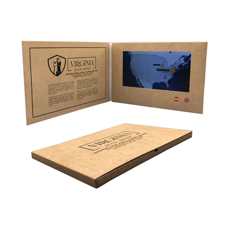4.3 5 7 10 Inch Lcd Tft Screen Video Brochure Book Ips Screen Digital Video Brochure for Business