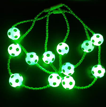 Light Party Mardi Gras Decorations Led Light up Necklace Mardi Gras Beads Colorful Flashing Led Beads Necklace