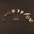 Hot Style Low Price Plug-in Long Needle Stylesmetal Designer Animal Pin Brooch Jewelry for Men's Suits