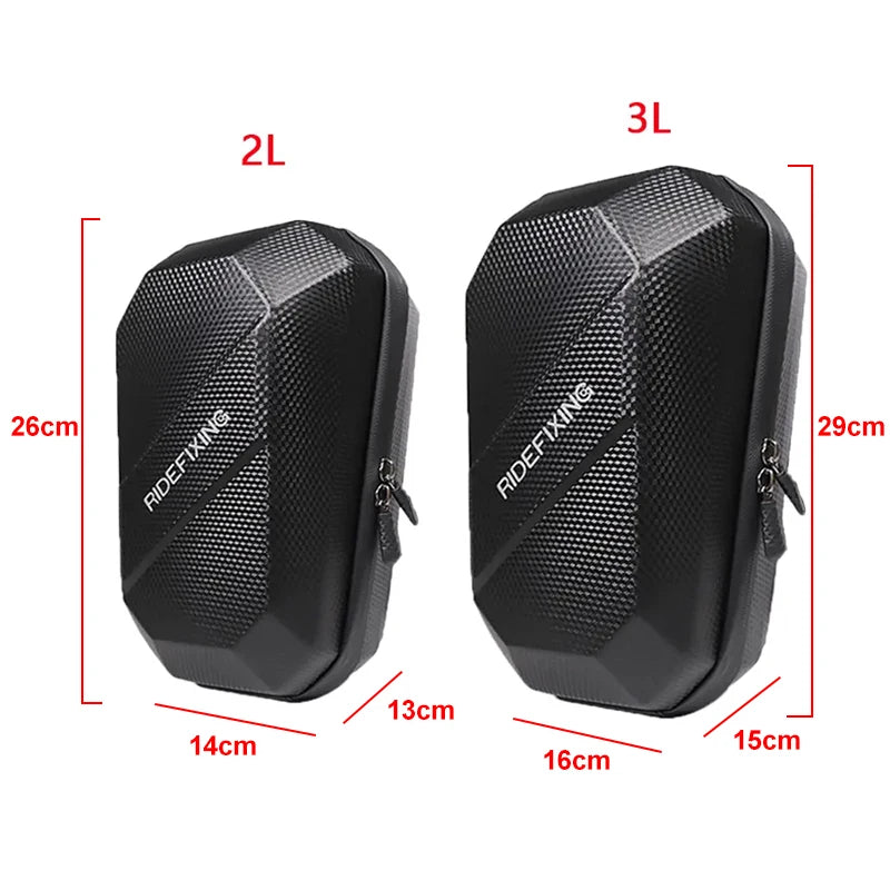 New Image EU Stock Front Bag M365Pro/1S/Pro2/Max G30 E Scooter Bag Waterproof Storage 2L 3L EVA Hard Shell Bicycle Handlebar Bag