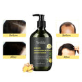 Wholesale Private Label 500ML Natural Organic Ginger Premium Grade Anti-Tangle Smoothing Moisturizing Conditioner Cream Scalp