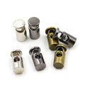 Factory Custom Fashion Adjustable Metal Cord Lock Gold Color Draw Cord Stopper for Outdoor Gear Jacket Drawstring Accessories