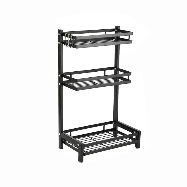 Kitchen Organizer Cabinet Spice Rack Multipurpose Storage Shelves 3 Tier Kitchen Shelf
