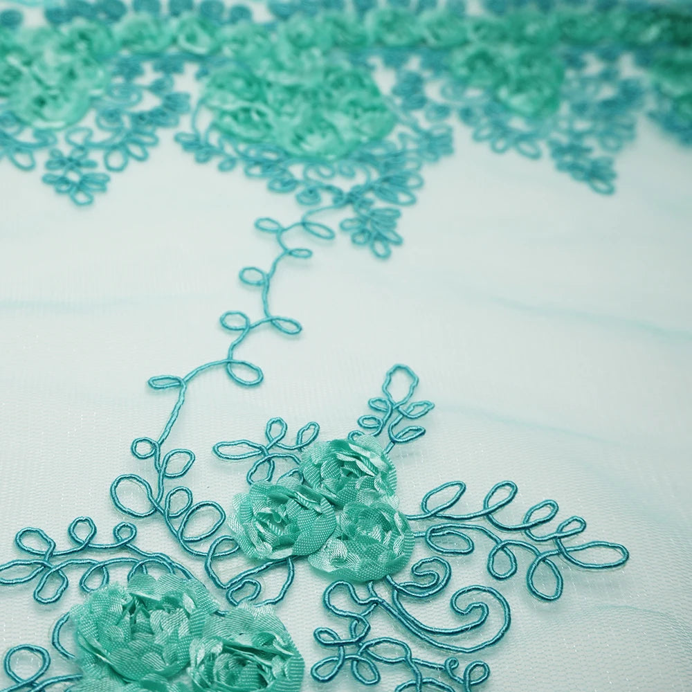 Beautifical African Lace Fabrics 2021 Nigerian Embroidery French Tulle Lace Fabric Embroidery New Hot Sale Products