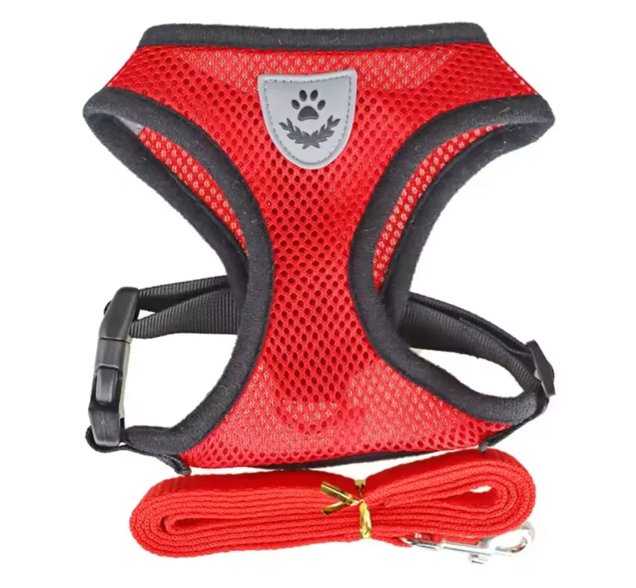 Quality Breathable Sublimation Pet Harness Custom Logo Dog Mesh Harness Pet Dog Chest Harness Vest