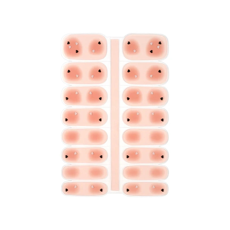 Wholesale Non-toxic Eco-friendly Nail Art Wraps Stickers Full Cover Custom Available Nail Stickers