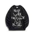 Wholesale Eco-Friendly Organic Cotton French Terry Fabric Crew Neck Sweatshirt with Letter Pattern for Spring
