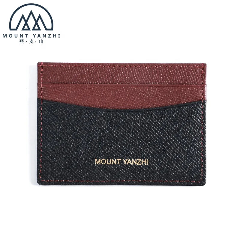 Custom Logo Trading Card Sleeves RFID Blocking Slim Front Pocket Credit Card Case Leather Men Women Aluminium Wallet Cardholder