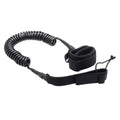 Yonk 11ft Coiled TPU Surfboard Leash Stainless Steel Rotating Head Eco-Friendly Lakes Rivers Stand-Up Paddleboarding Accessory