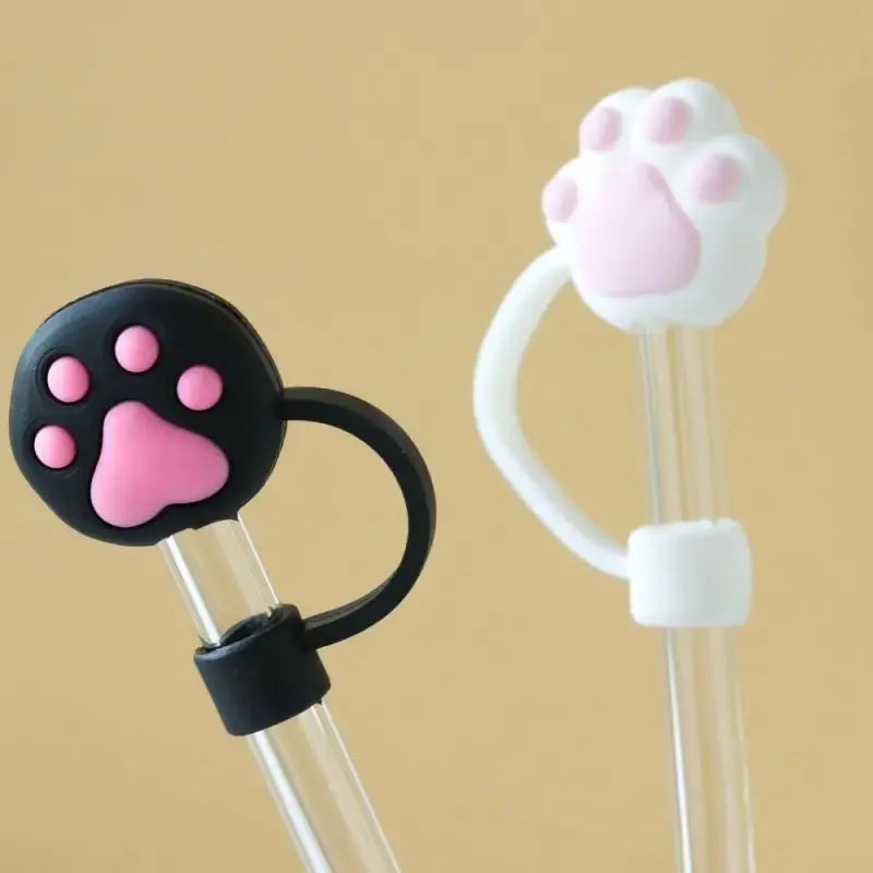 Cartoon Dust-Proof Sealed Cap Princess Custom Silicone 3d Bow Diamond bluey 6mm 8mm 10mm Straw Topper Bulk Charm for Straw