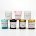 Popular Luxury Glass Jar Fragrant Essential Oil Soy Wax Coconut Wax Soft Candlelight Scented Candle