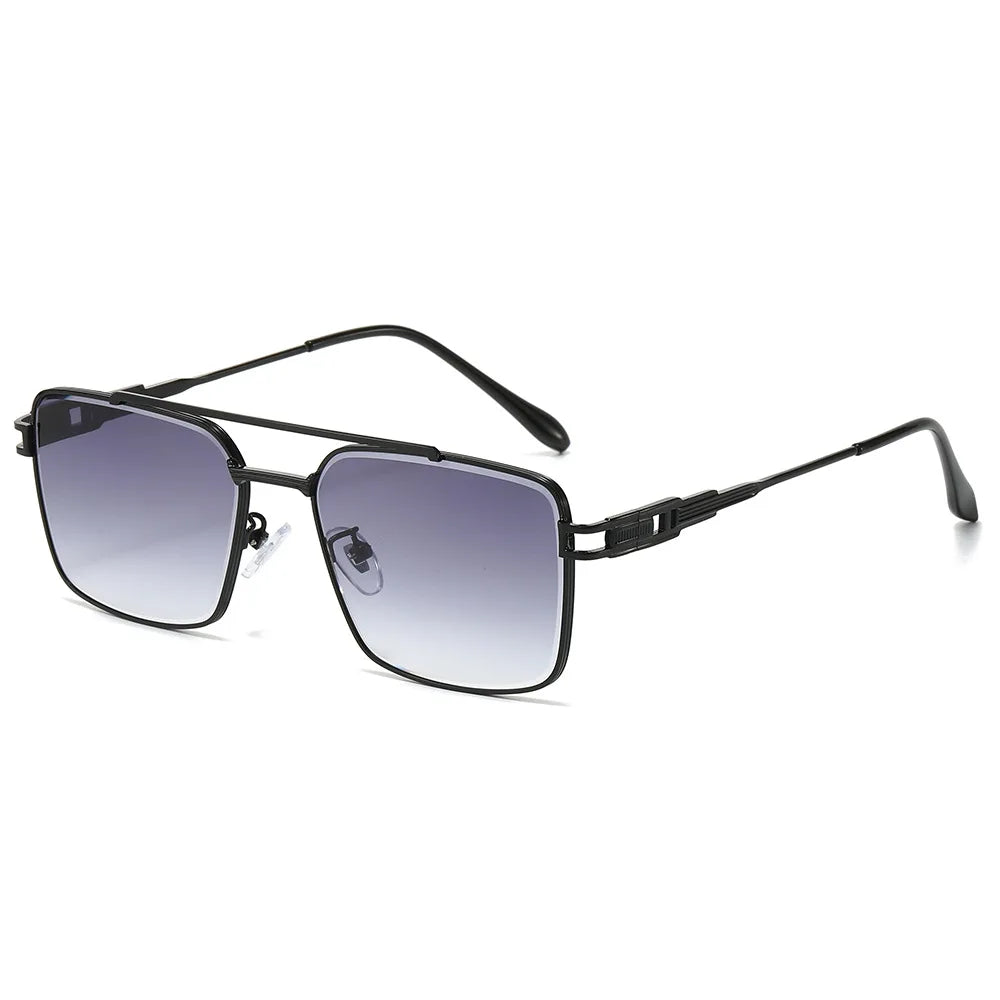 2025 Fashion Unique Square Millionaires Style Pilot Sunglasses Men Women Luxury Classic Brand Design Sun Glasses Oculos De Sol