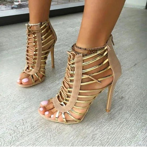 Professional Latin Dance Shoes Women Outdoor Salsa Jazz Rubber High Heel Ballroom Boots PU Leather Genuine Leather Dropshipping