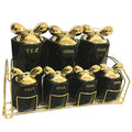 7-Piece Moisture-Proof Sealed Multifunction Decorative Storage Cans for Food Candy Candy-Can Storage