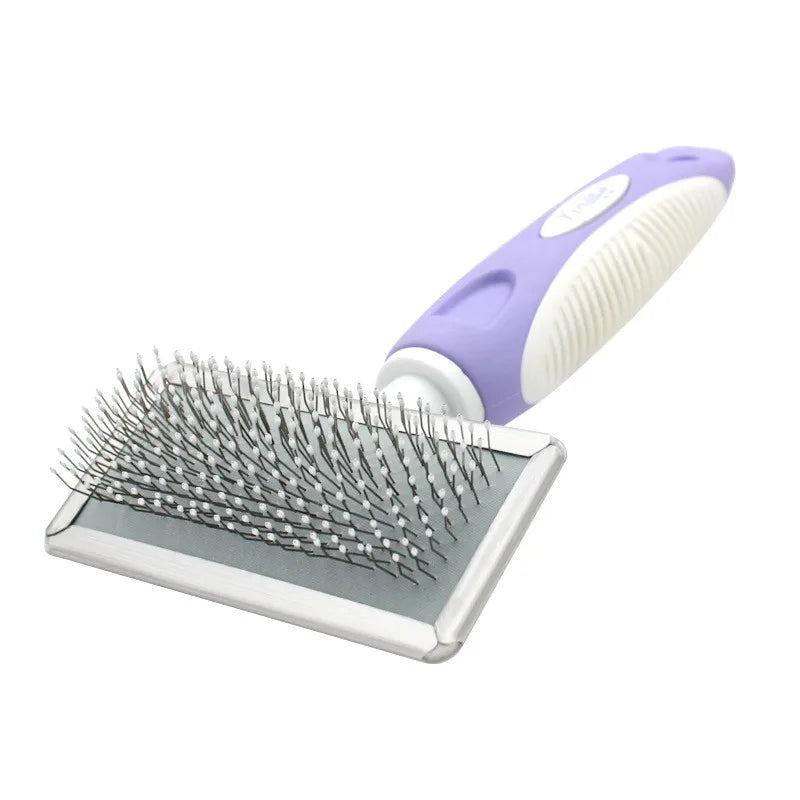 Wholesale Metal Pin Shedding Long Dog Hair Remover Comb Cat Dog Hair Grooming