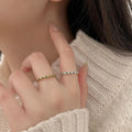 Elegant 925 Sterling Silver Geometric Oval Round Green Zircon Wedding Rings for Women Fashion Jewelry
